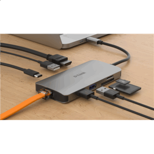 D-Link | 8-in-1 USB-C Hub with HDMI/Ethernet/Card Reader/Power Delivery | DUB-M810 | USB hub | USB Type-C - Image 4