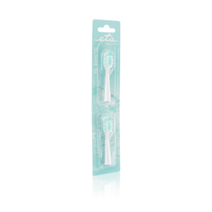 ETA | Toothbrush replacement  for ETA0709 | Heads | For adults | Number of brush heads included 2 | Number of teeth brushing modes Does not apply | White - Image 1