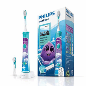 Philips | Sonic Electric toothbrush | HX6322/04 | Rechargeable | For kids | Number of brush heads included 2 | Number of teeth brushing modes 2 | Sonic technology | Aqua - Image 2