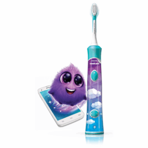 Philips | Sonic Electric toothbrush | HX6322/04 | Rechargeable | For kids | Number of brush heads included 2 | Number of teeth brushing modes 2 | Sonic technology | Aqua - Image 3