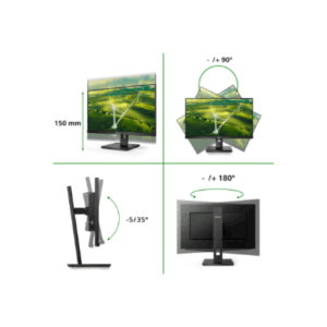 Philips | 272B1G/00 | 27 " | IPS | 16:9 | 75 Hz | 4 ms | 1920 x 1080 pixels | 250 cd/m² | HDMI ports quantity 1 | Black - Image 12