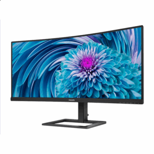 Philips | UltraWide LCD Monitor | 346E2CUAE | 34 " | VA | WQHD | 21:9 | 100 Hz | 4 ms | 3440 x 1440 | 300 cd/m² | HDMI ports quantity 1 | Black | Warranty 36 month(s) - Image 2