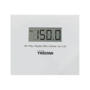 Tristar | Bathroom scale | WG-2419 | Maximum weight (capacity) 150 kg | Accuracy 100 g | White - Image 11