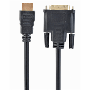 Gembird | HDMI to DVI cable (Single Link) | HDMI 19pin male | DVI 18+1pin male | HDMI to DVI-D | 0.5 m - Image 3
