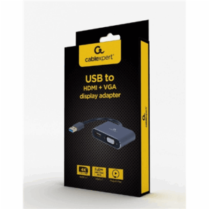 Cablexpert | USB display adapter | A-USB3-HDMIVGA-01 | USB 3.0 Type-A | 0.15 m - Image 2