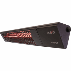 SUNRED | Heater | PRO25W-SMART, Triangle Dark Smart Wall | Infrared | 2500 W | Black | IP55 - Image 3
