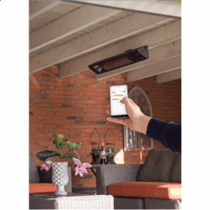 SUNRED | Heater | PRO25W-SMART, Triangle Dark Smart Wall | Infrared | 2500 W | Black | IP55 - Image 6