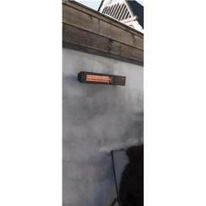 SUNRED | Heater | RDS-15W-B, Fortuna Wall | Infrared | 1500 W | Black | IP55 - Image 4
