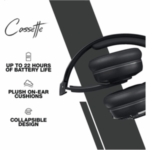 Skullcandy | Wireless Headphones | Cassette | Wireless/Wired | On-Ear | Microphone | Black | Wireless - Image 3