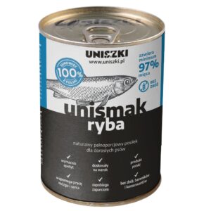 UNISZKI UNIsmak Fish - drėgnas ėdalas šunims - 400g