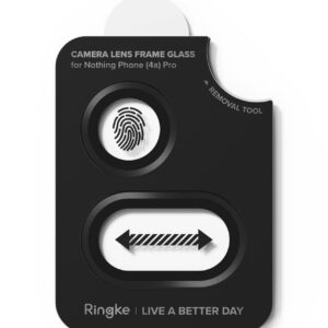 Telefono kameros apsauga Ringke CAMERA 2-pack Nothink Phone 4A Pro juodos spalvos - Image 5