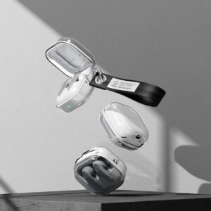 Ringke Air Samsung Galaxy Buds 4 / 4 Pro skaidrus/juodos spalvos - Image 4