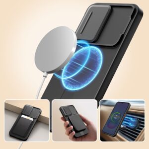 Tech-Protect KEVLAR AURA MAGSAFE Samsung Galaxy A57 JUODAS/ORANŽINIS - Image 4