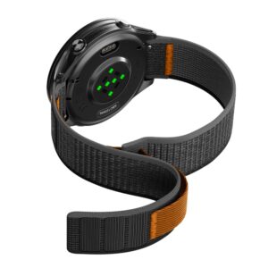 SPIGEN ATHLEX AIR GARMIN QUICK RELEASE 22 MM AKTYVUS JUODAS/ORANŽINIS - Image 4