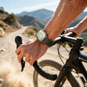 Tech-Protect NYLON Huawei Watch Fit 3 / 4 / 4 Pro / 5 / 5 Pro KARINĖ ŽALIA - Image 4
