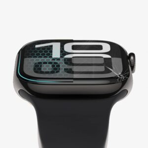 Hibridinis stiklas Tech-Protect Glass FLEX+ 2-PACK HUAWEI WATCH FIT 5 JUODAS - Image 4