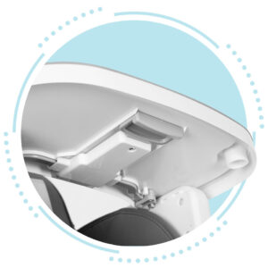 Sulankstoma vaikiška maitinimo kėdutė 3-in-1, pilka, ECOTOYS - Image 5