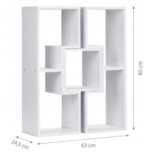 Bookcase, modular cabinet, chest of drawers, shelves, WHITE - Image 5