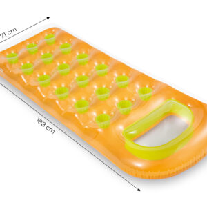 Pripučiamas baseino čiužinys 188x71 cm oranžinis INTEX 59895 ORANGE - Image 5