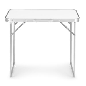 Stovyklavimo stalas, sulankstomas iškylų stalas, 80x60 cm, baltas, MultiGarden - Image 5
