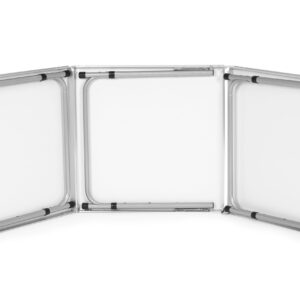 Stovyklavimo stalas, sulankstomas stovyklavimo stalas, juodas 180x60 cm stalviršis, MultiGarden - Image 5