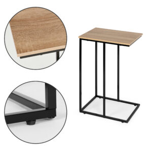 Mobilus staliukas nešiojamam kompiuteriui, metalinis rėmas ModernHome - Image 5