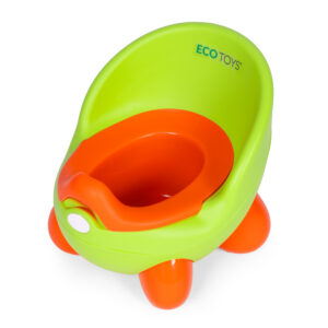 Vaikiška puoduko kėdutė, išimamas įdėklas, neslystančios kojelės, žalia, ECOTOYS - Image 5