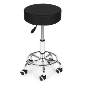 Pasukama kosmetinė medicininė kėdė su reguliuojamu aukščiu, juoda, ModernHome - Image 5