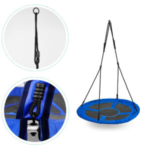 Sodo sūpynės 100 cm, mėlynos ECOTOYS - Image 5