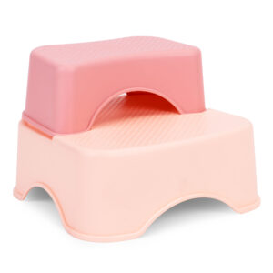 Vaikiška tualeto kėdutė su laipteliais ir platforma, rožinė, ECOTOYS - Image 5