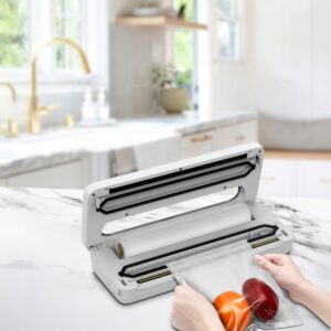 Vakuuminis maisto pakavimo aparatas 120W priedai baltas - Image 5