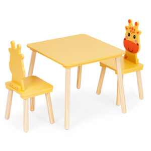 Vaikiškų baldų komplektas stalas + 2 kėdės Giraffe ECOTOYS - Image 5