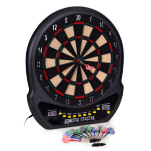 Elektroninis smiginis LCD 48 cm 27 žaidimų rinkinys su 12 smiginio strėlyčių - Image 5
