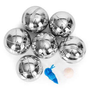 „Boules“ žaidimo rinkinys „Petanque“, 6 rutuliai + dėklas ir priedai - Image 5