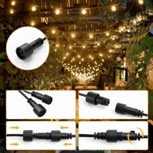Sodo girlianda su 30x LED lemputėmis, 20 m, 9 režimai, lauko apšvietimas 9W - Image 5