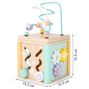 Medinis lavinamasis kubas, rūšiuoklis Ecotoys - Image 5