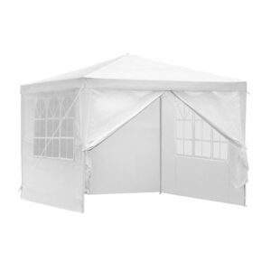 Sodo komercinė pavėsinė-palapinė, 3x3 m, 4 sienos, balta, MultiGarden - Image 5