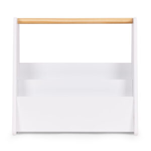Montessori vaikiška knygų lentyna, 3 aukštų knygų stovas-organizeris, balta ECOTOYS - Image 5