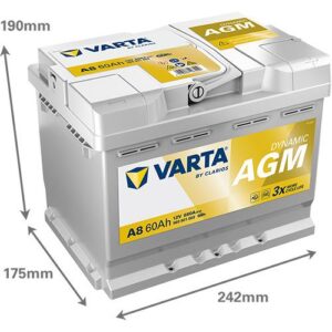Akumuliatorius Varta SS, 60 Ah, 680 A, 12 V - Image 2