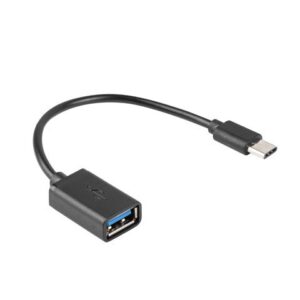 Lanberg AD-OTG-UC-01 USB kabelis USB 2.0 0,15 m USB A USB C Juoda - Image 2