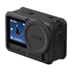 Telesin Silicone Protective Case for DJI Osmo Action 6 juodos spalvos - Image 2