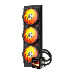 Water cooling for the processor DE360 juodos spalvos - Image 2