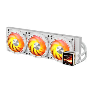 Water cooling for the processor DE360 baltos spalvos