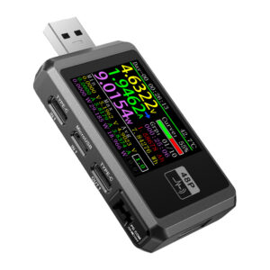 FNIRSI FNB48P USB Port Tester juodos spalvos