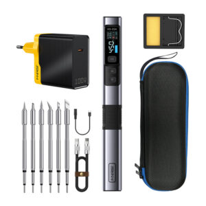 100 W smart soldering iron with FNIRSI HS-02A MAX tool kit - Image 2