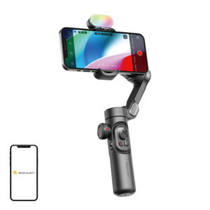 AOCHUAN XE Gimbal with RGB Lighting juodos spalvos