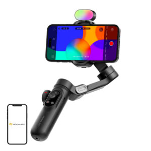 AOCHUAN X Pro Gimbal with RGB Lighting juodos spalvos