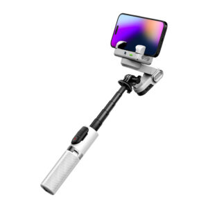 AOCHUAN M1 Pro Gimbal with RGB Lighting White - Image 2