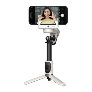 AOCHUAN M1 Pro Gimbal with RGB Lighting White - Image 4