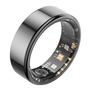 COLMI R02 Smart Ring, size 12, 21.3 mm juodos spalvos + charging case - Image 2